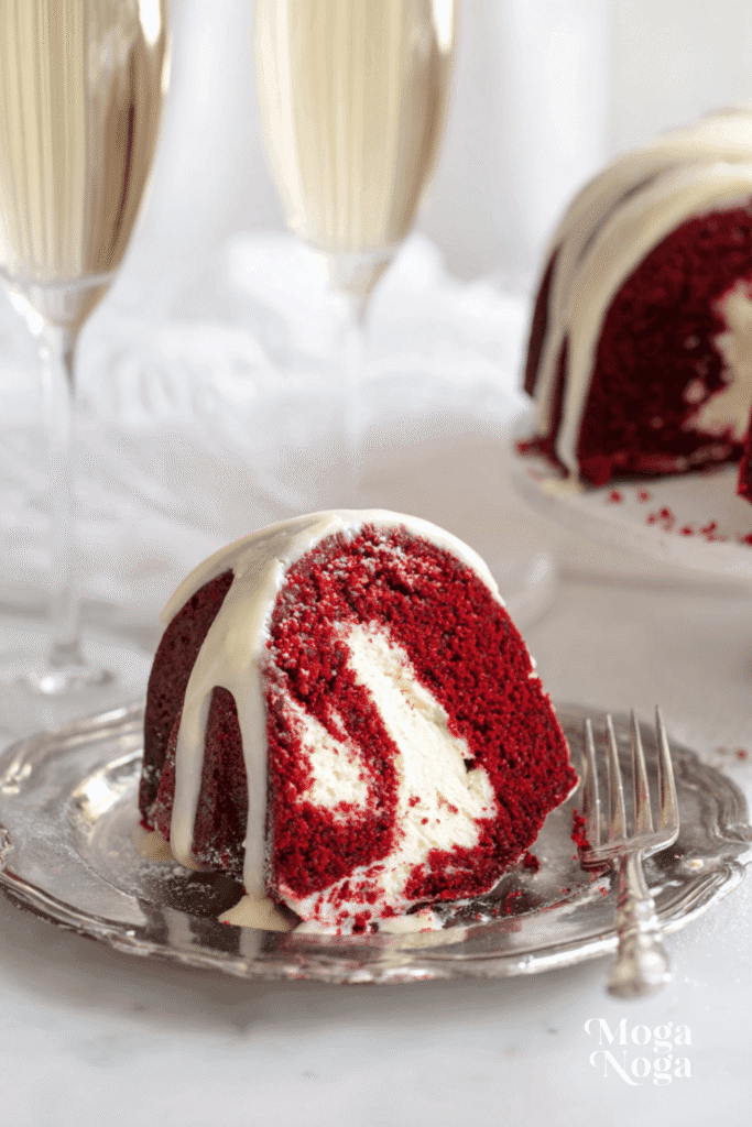 Red Velvet Cheesecake Swirl Cake-2