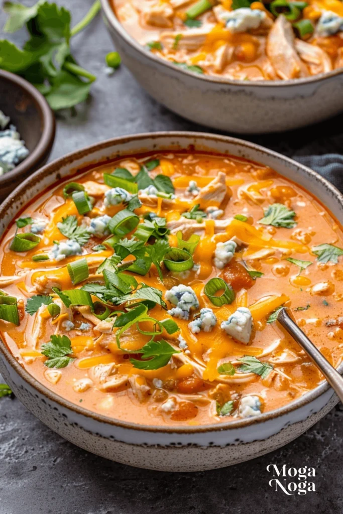 Slow Cooker Buffalo Chicken Chili-2