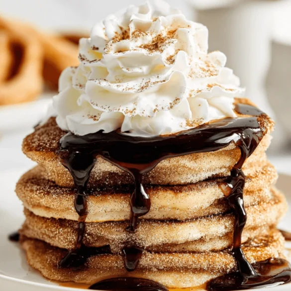 Spanish Churro Pancakes