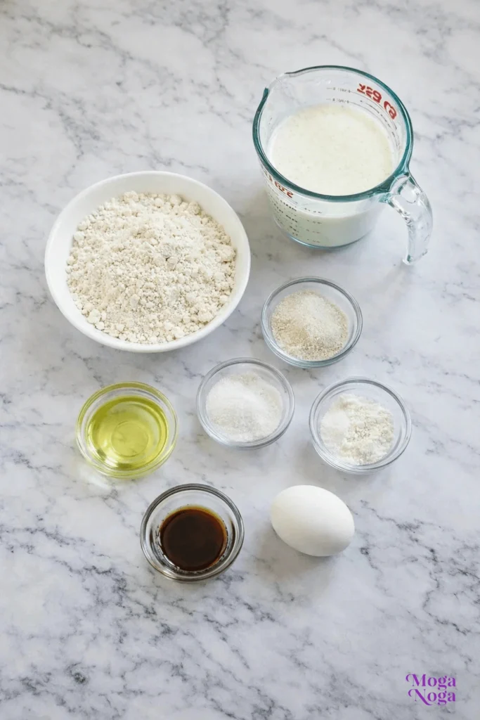 Spanish Churro Pancakes-ingredients