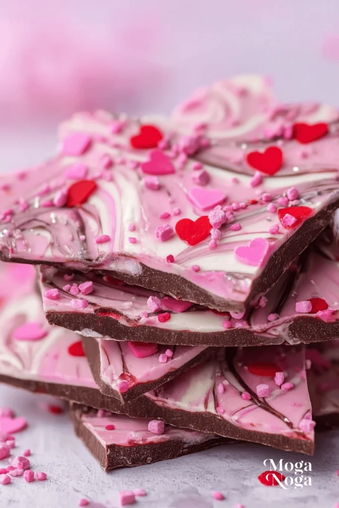 Valentine’s Chocolate Bark Recipe-2