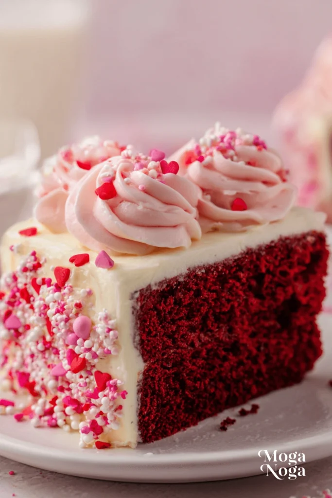 Valentine’s Heart Red Velvet Cake-3