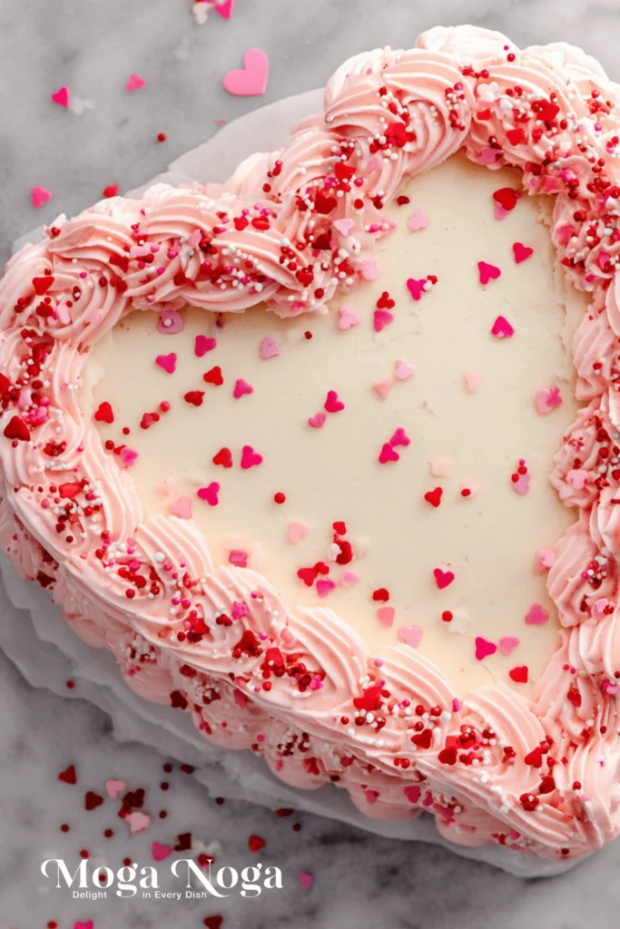 Valentine’s Heart Red Velvet Cake