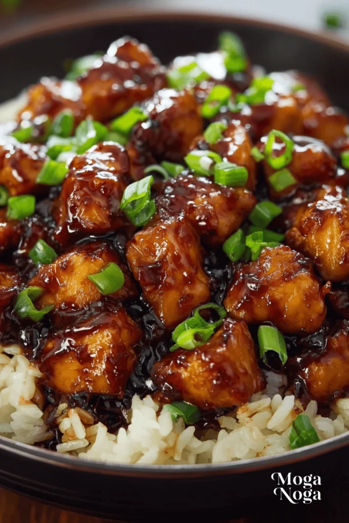 honey bbq chicken rice-1