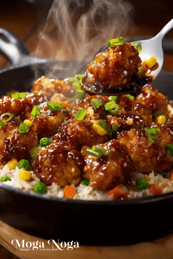 honey bbq chicken rice