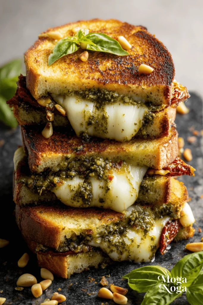 sourdough pesto grilled cheese-2