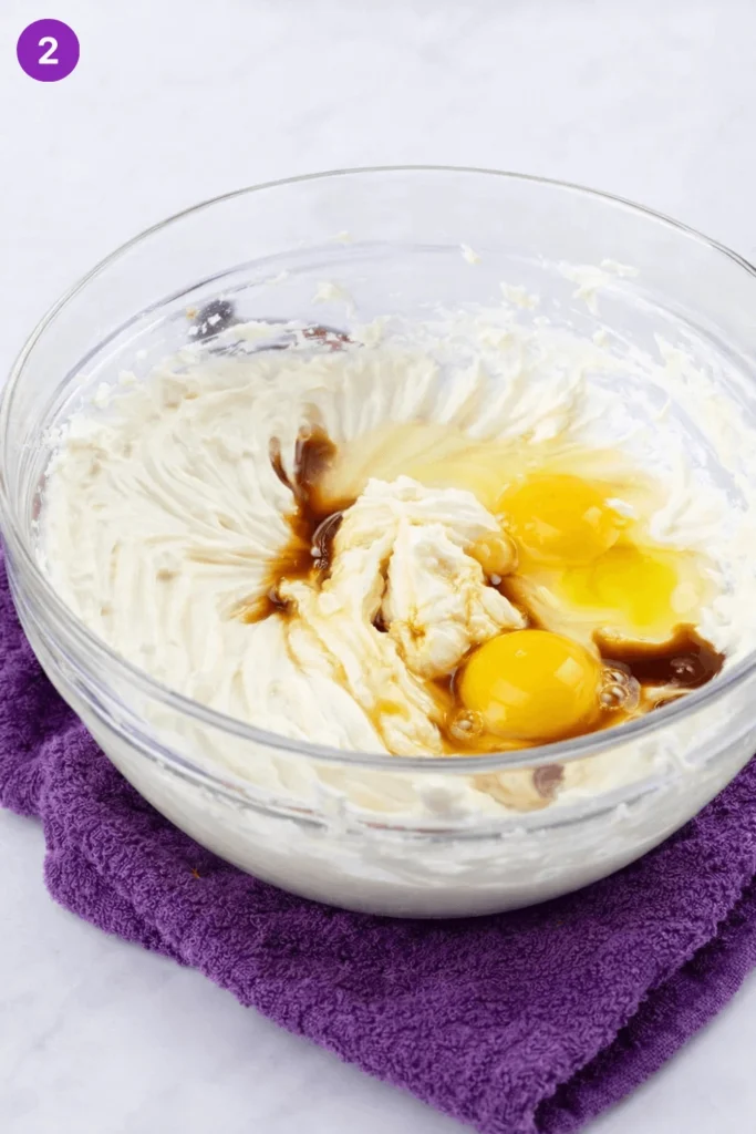 Cherry cheesecake bars-steps1