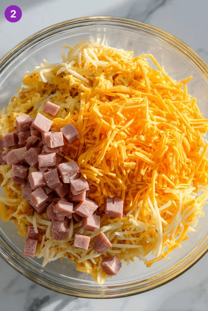 Corned beef breakfast casserole-steps2