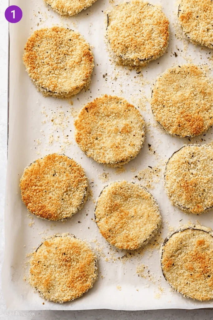 Eggplant parmesan-steps