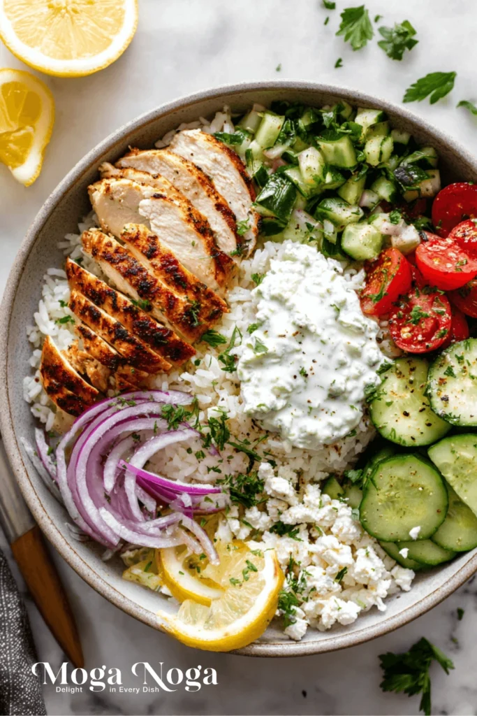 Greek Chicken Bowls