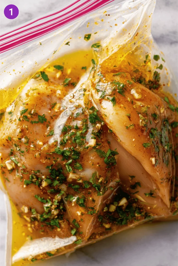 Greek Chicken Bowls-steps1