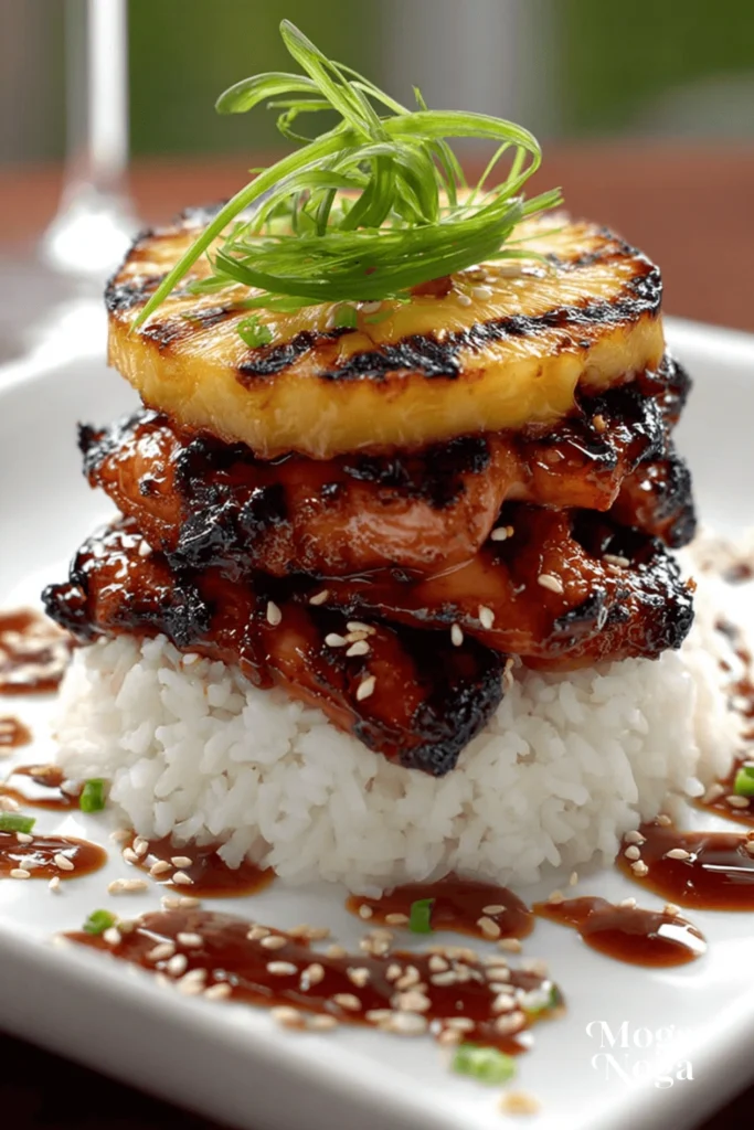 Hawaiian Huli Huli Chicken Stack-2