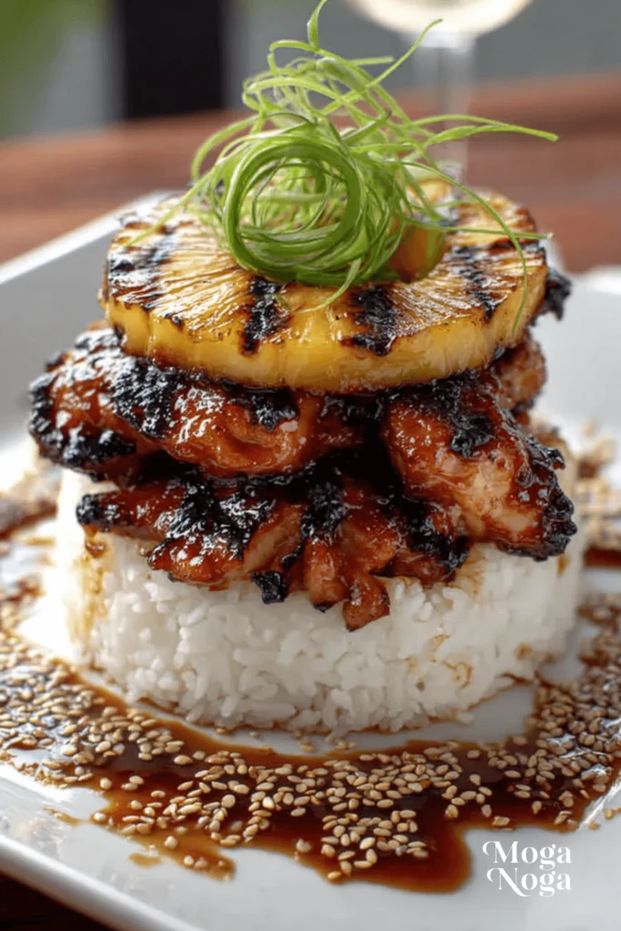 Hawaiian Huli Huli Chicken Stack-3