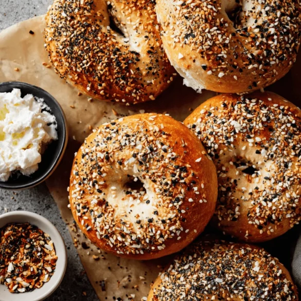 High-Protein Cottage Cheese Bagels
