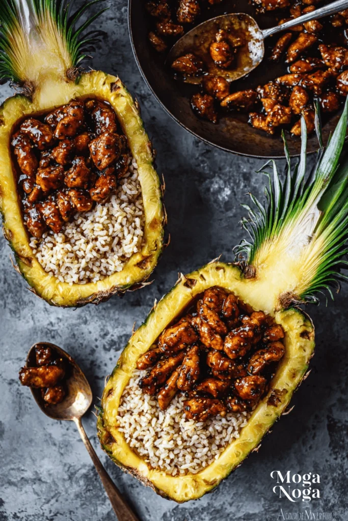 Pineapple Chicken With Rice Recipe-1