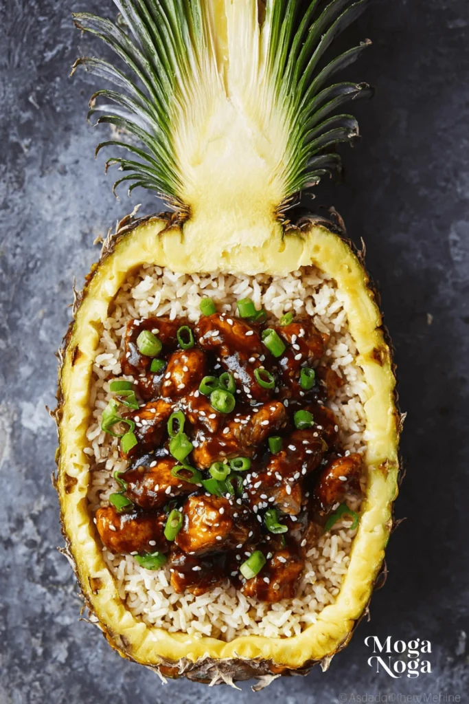 Pineapple Chicken With Rice Recipe-2