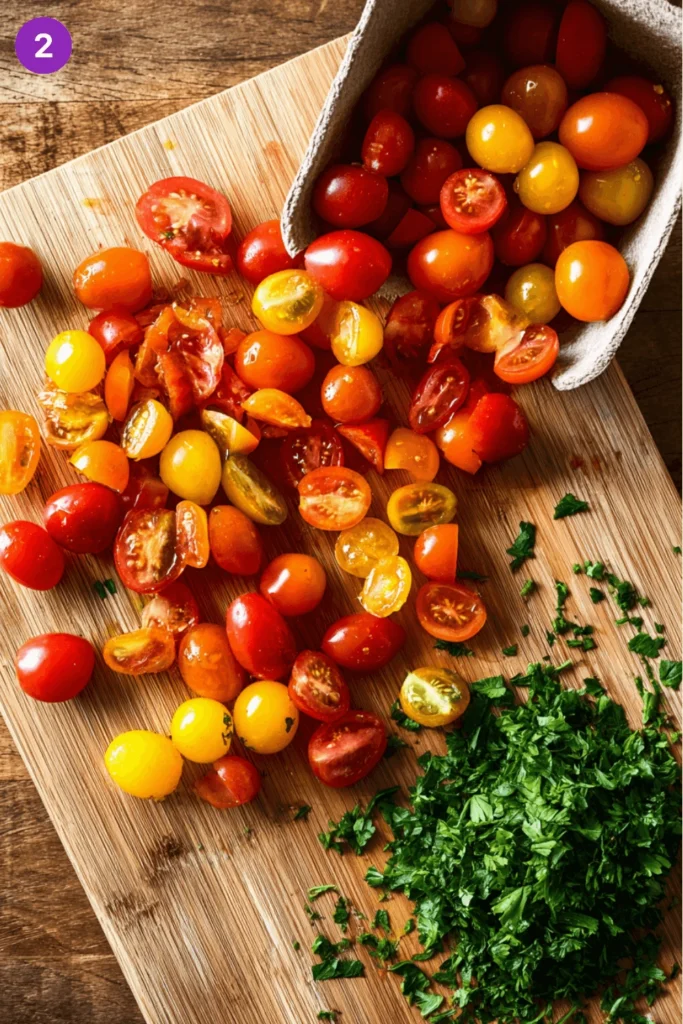 Roasted eggplant black lentil salad-steps1