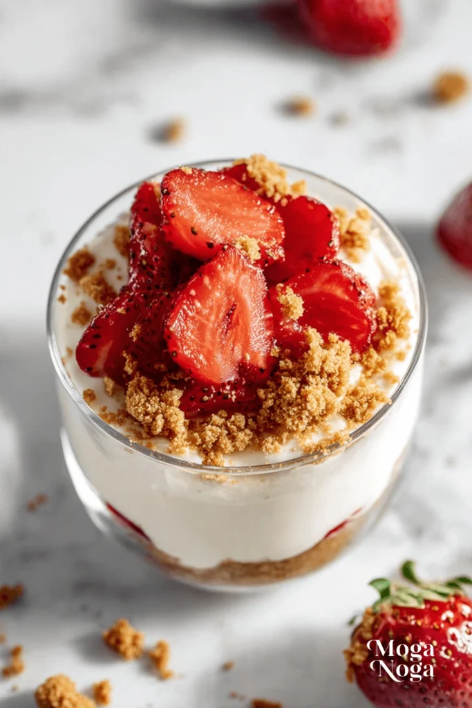strawberry cheesecake overnight oats-2