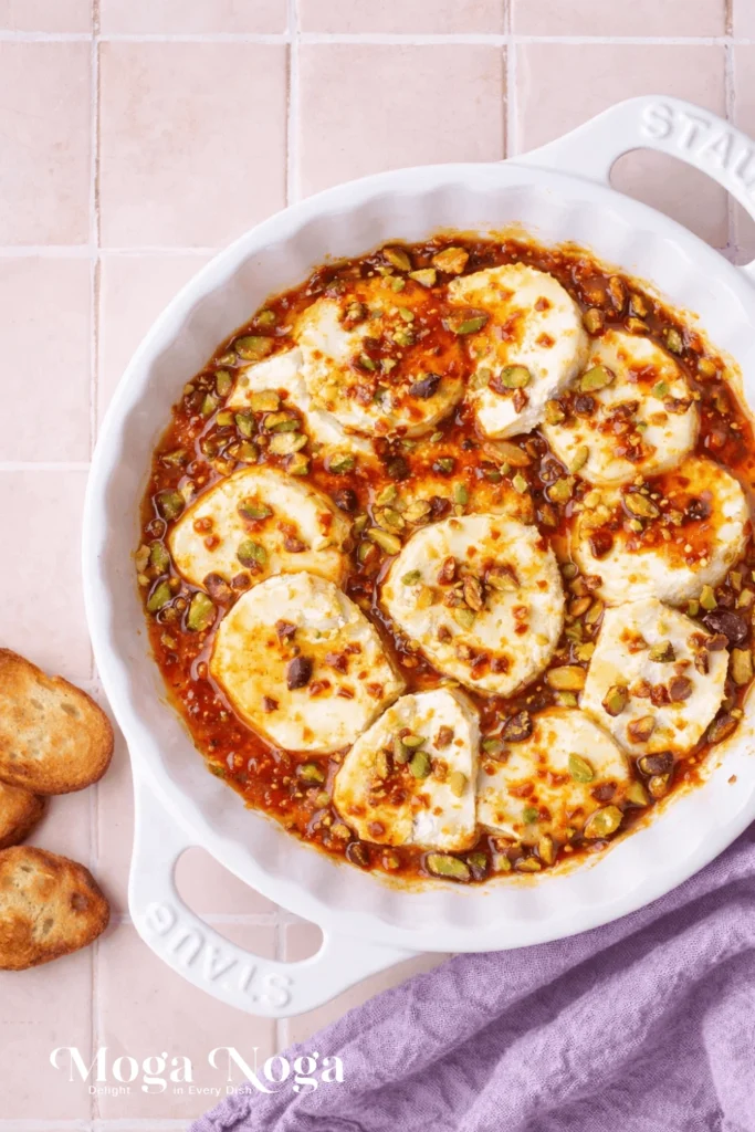 5-Ingredient Baked Goat Cheese with Apricot Jam