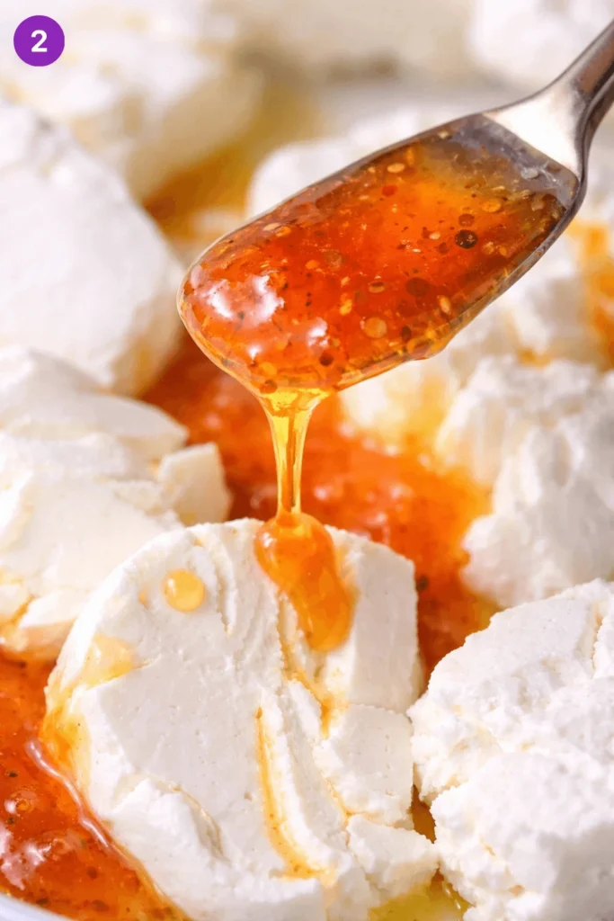5-Ingredient Baked Goat Cheese with Apricot Jam-steps1