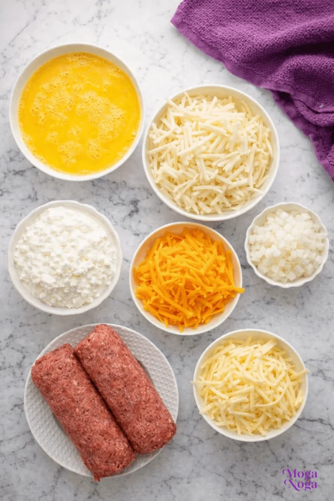 Amish Breakfast Casserole-ingredients