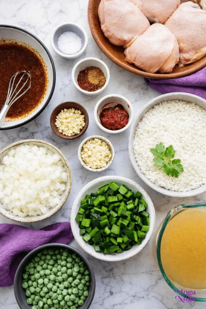 Arroz con Pollo-ingredients