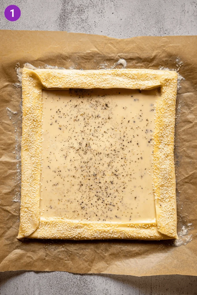 Artichoke Gouda Tart-steps