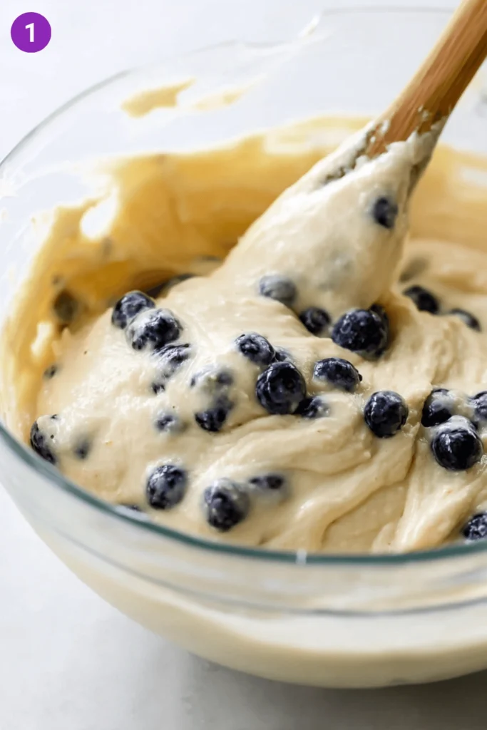 Blueberry Muffin Bread-steps