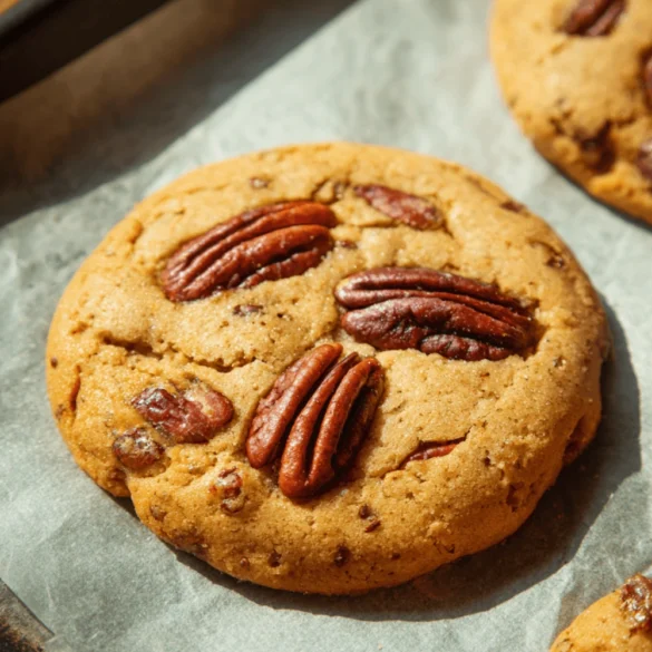 Brown butter pecan cookies