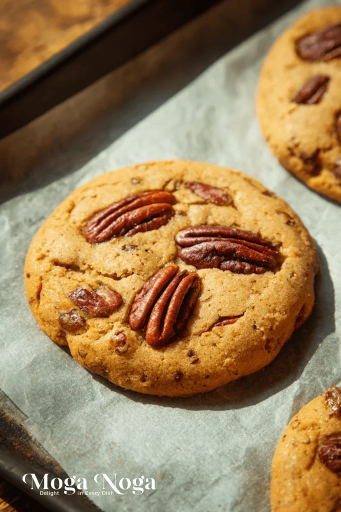 Brown butter pecan cookies