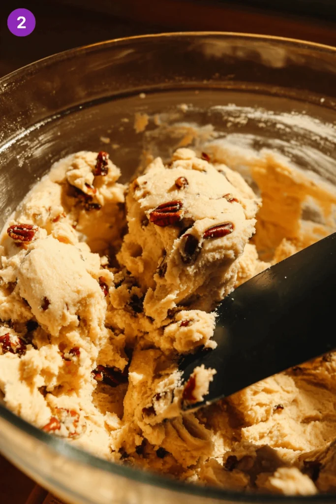 Brown butter pecan cookies-steps1