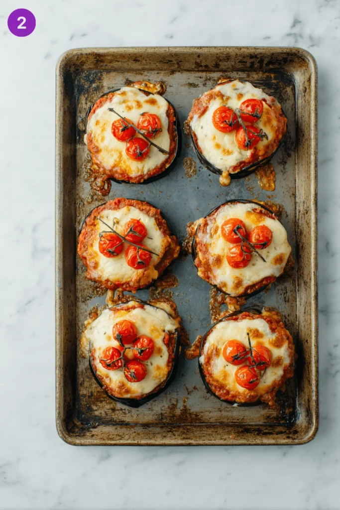 Chicken and eggplant parmesan-steps1