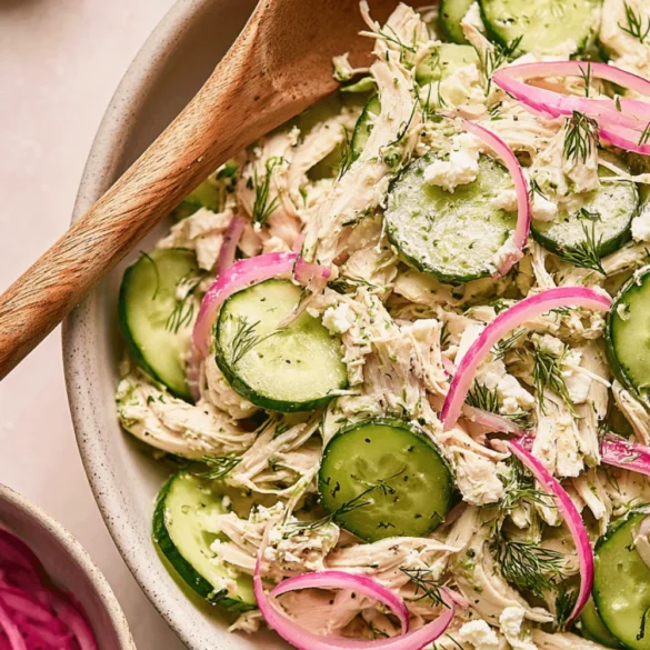Chicken cucumber salad