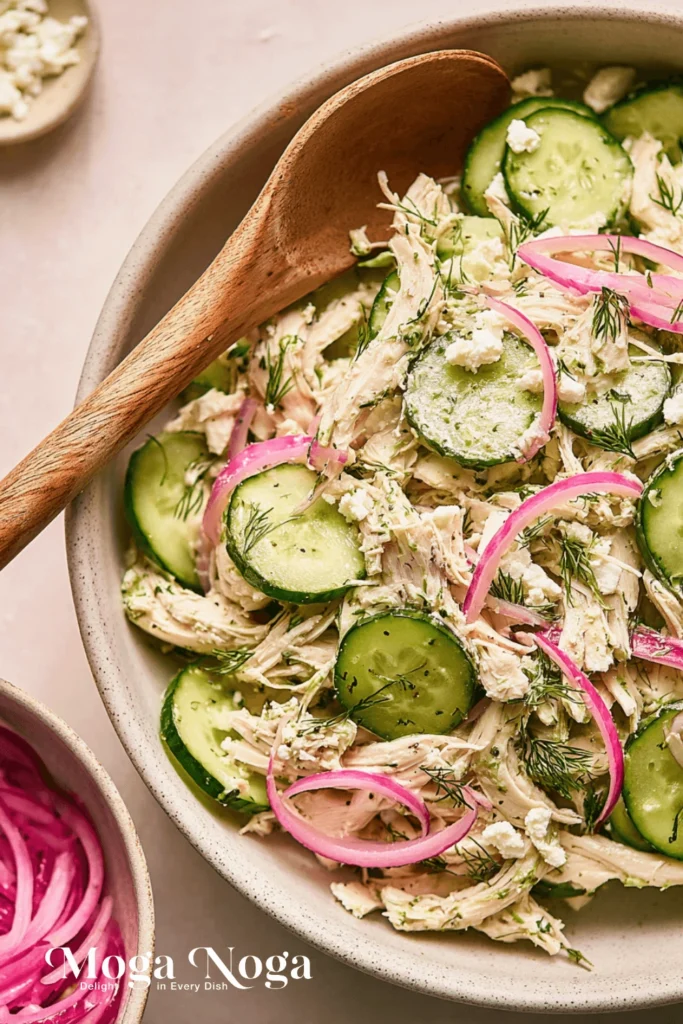 Chicken cucumber salad