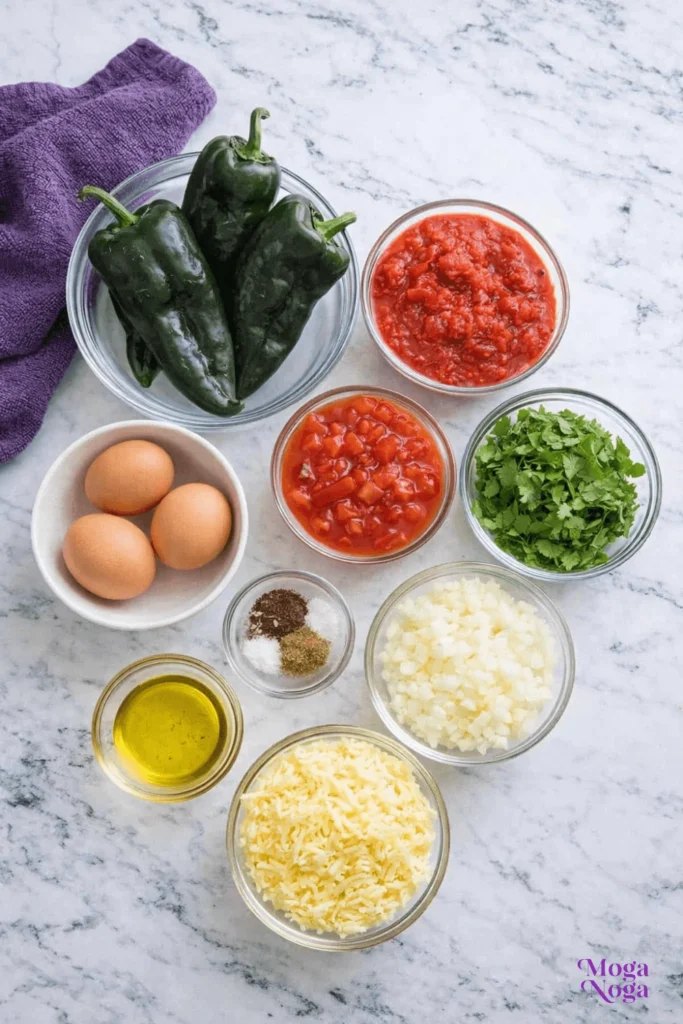 Chile Relleno-ingredients