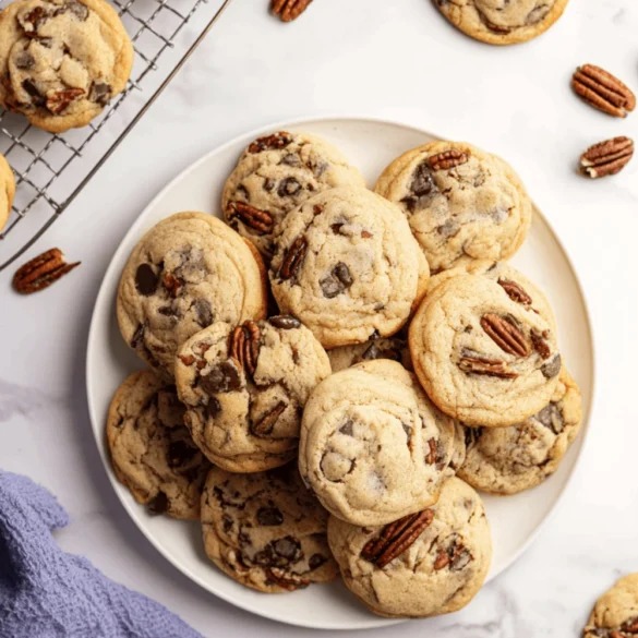 Chocolate chip butter pecan cookies