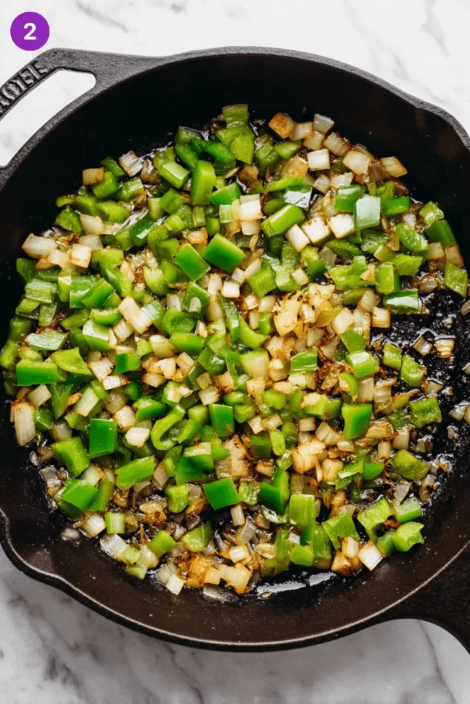 Creamy Chicken Fajita Pasta-steps1