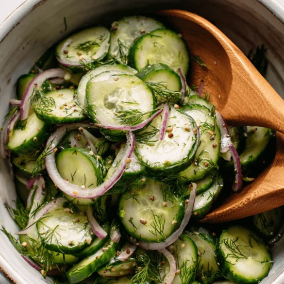Cucumber dill salad