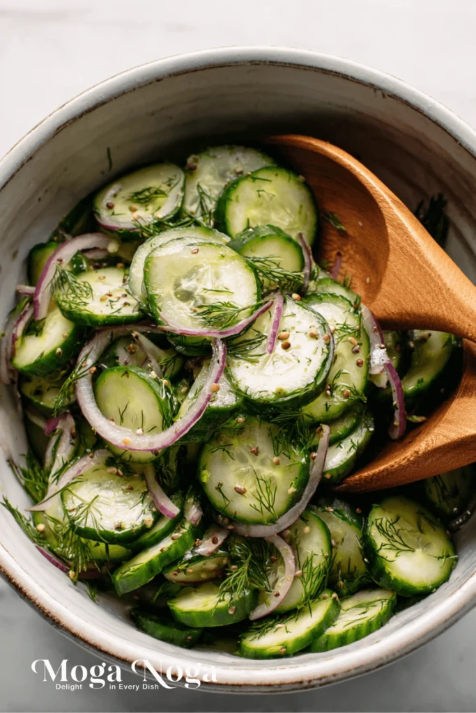 Cucumber dill salad