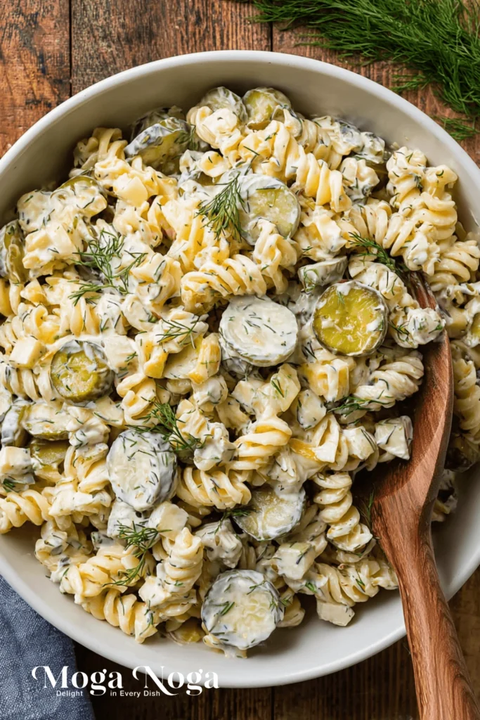 Dill Pickle Pasta Salad