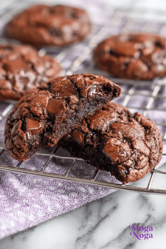 Easy Brownie Mix Cookies-1