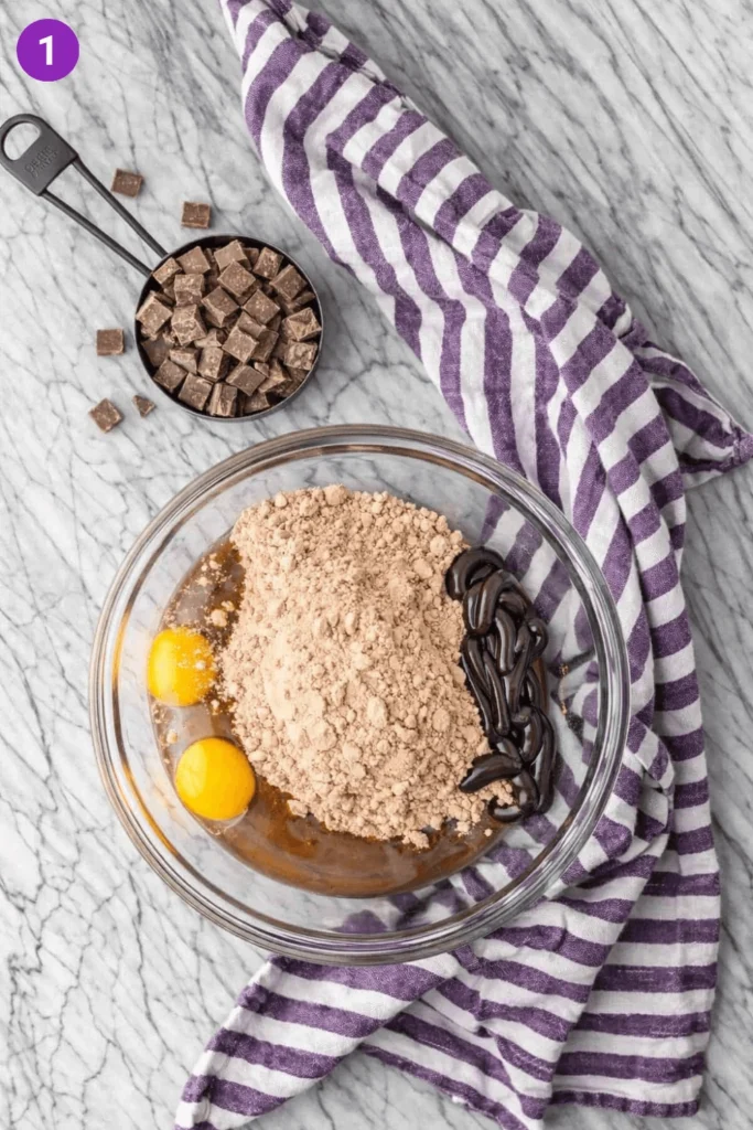 Easy Brownie Mix Cookies-steps