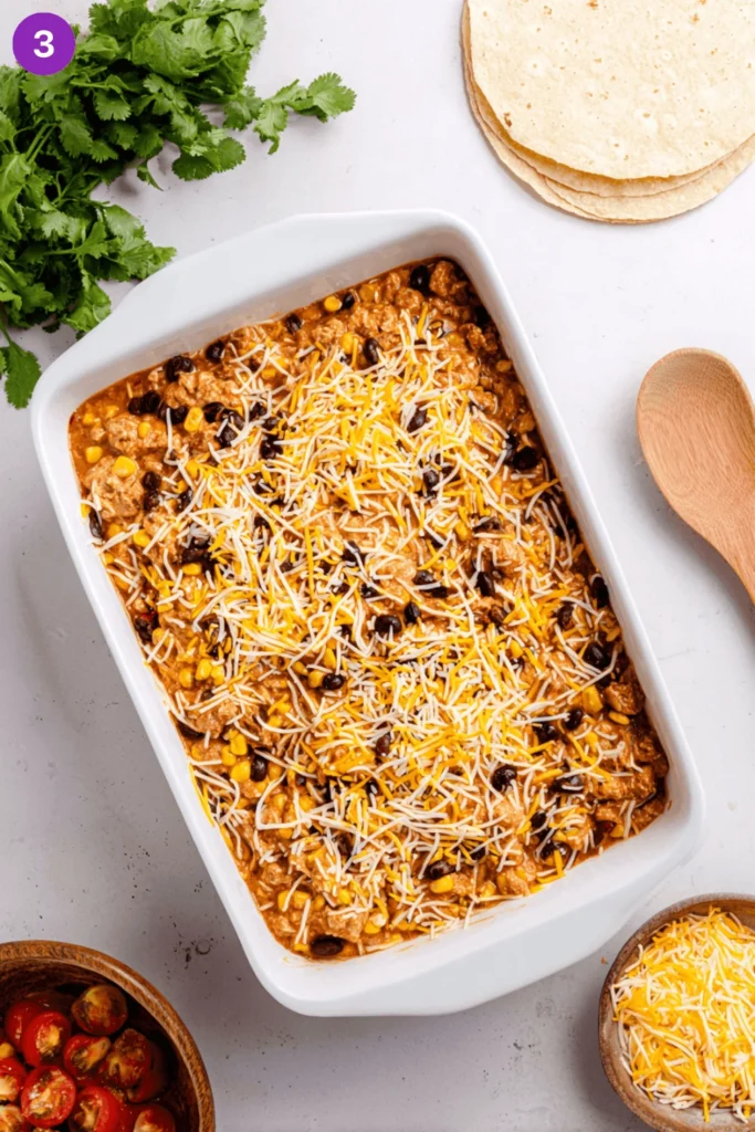 Easy Enchilada Casserole-steps2