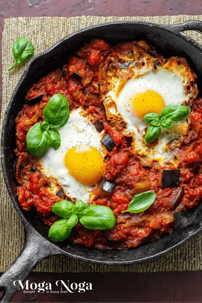 Eggplant shakshuka