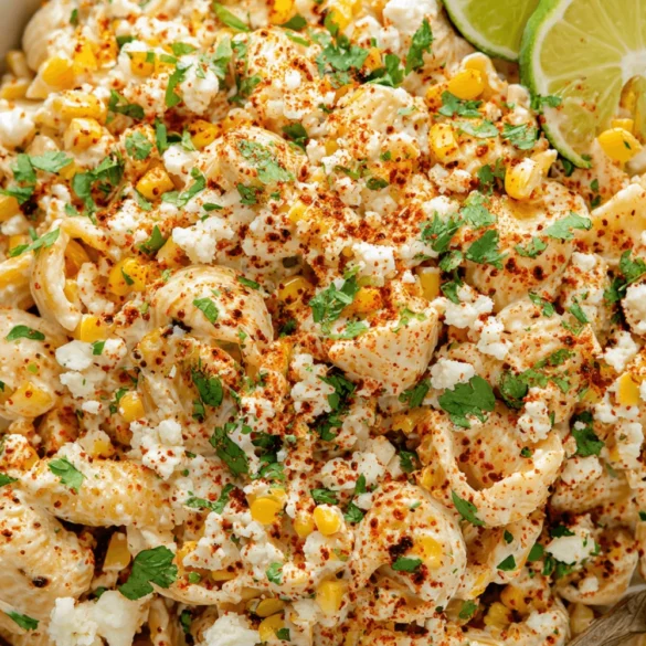 Elote pasta salad (Mexican street corn pasta salad)