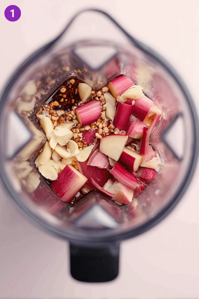 Honey Rhubarb Chicken-steps