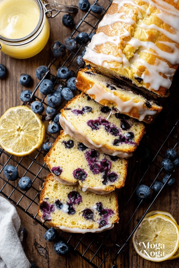 Lemon blueberry loaf cake-1