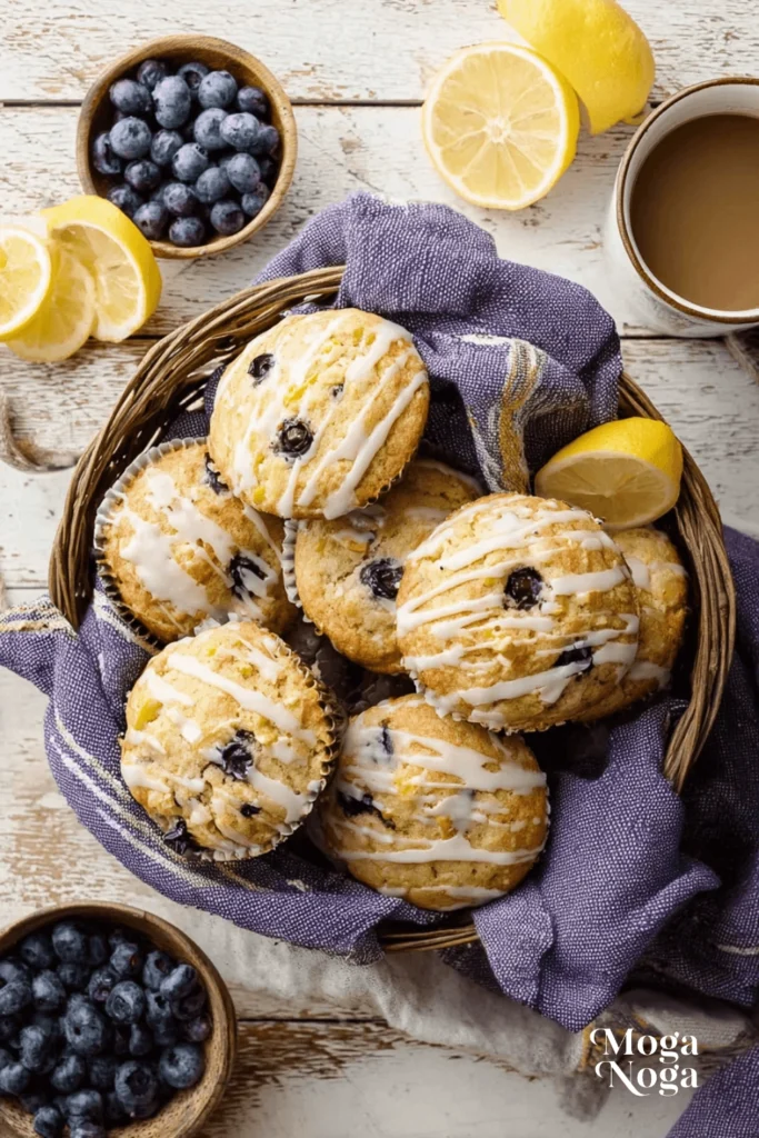 Lemon blueberry muffins-1
