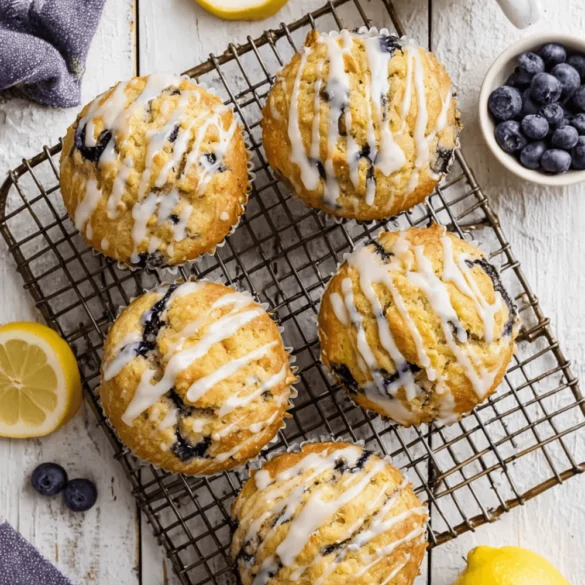 Lemon blueberry muffins