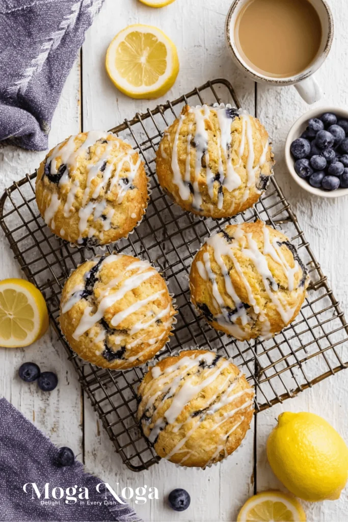 Lemon blueberry muffins